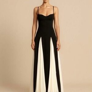 Black and White Maxi Dress